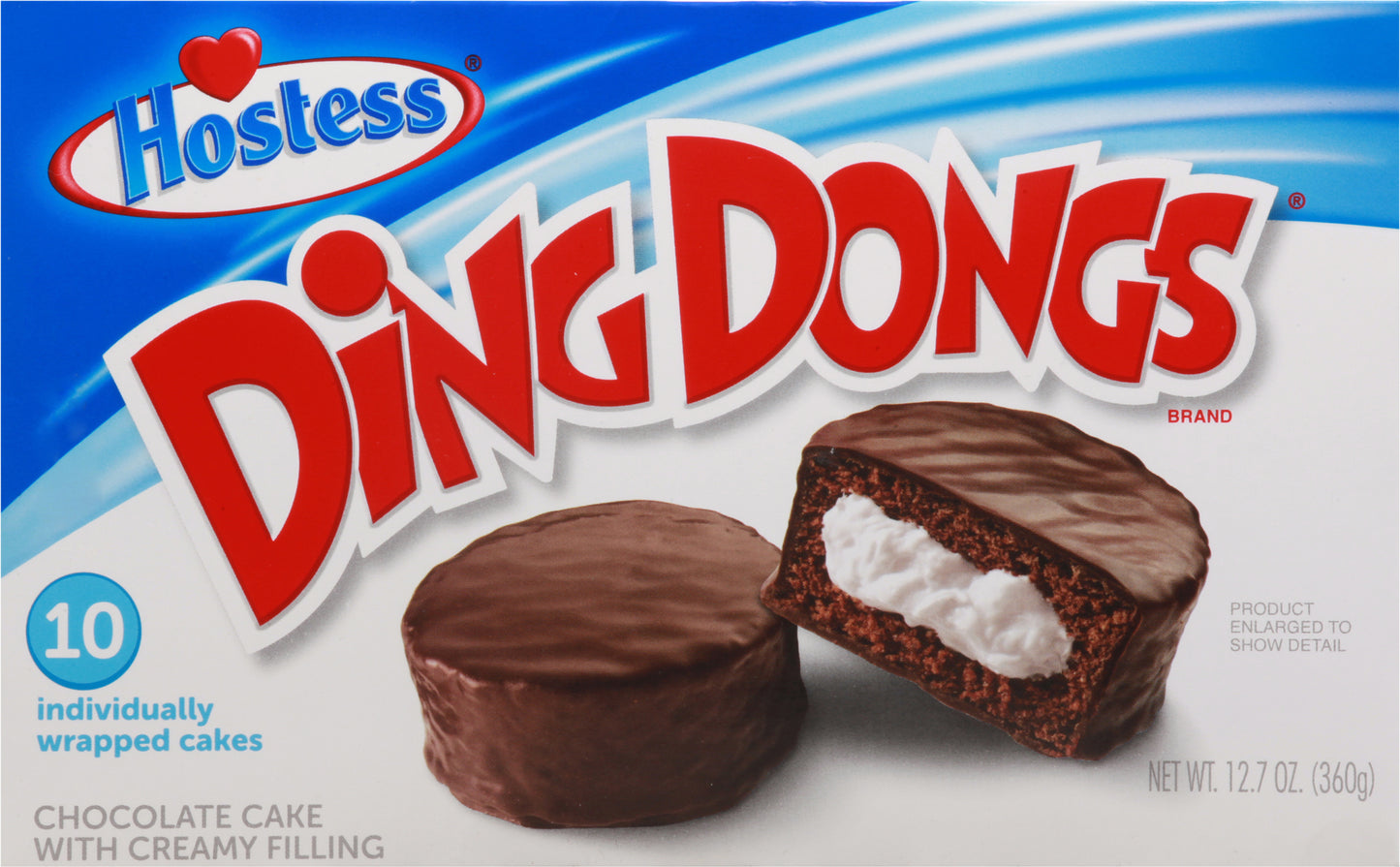 Hostess Ding Dongs Chocolate Cake 10 ea