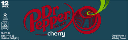 Dr Pepper 12 Pack Cherry Soda 12-12 fl oz Cans