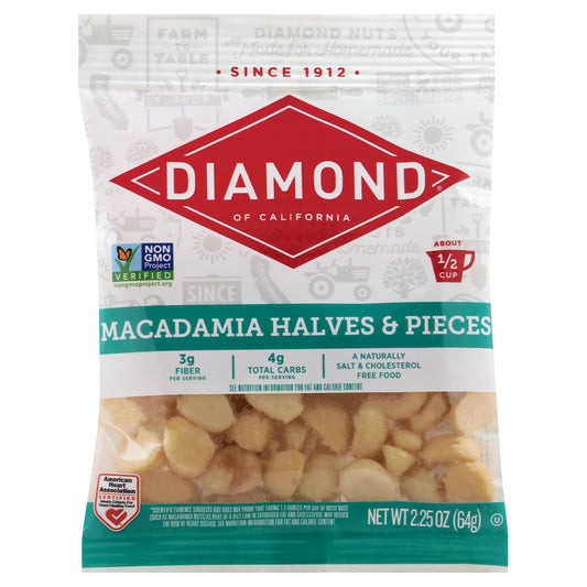Diamond Halves & Pieces Macadamia 2.25 oz