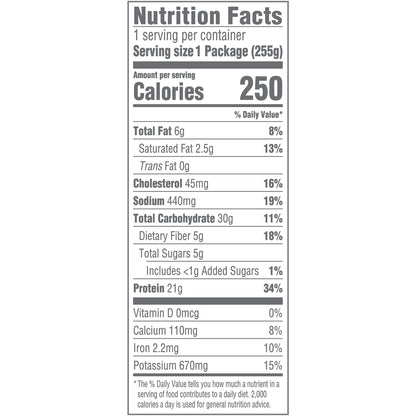 SmartMade Mexican-Style Chicken Bowl, Frozen Meal, 9 oz Box
