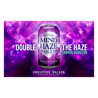 Firestone Mind Haze Double IPA Beer 6 ea