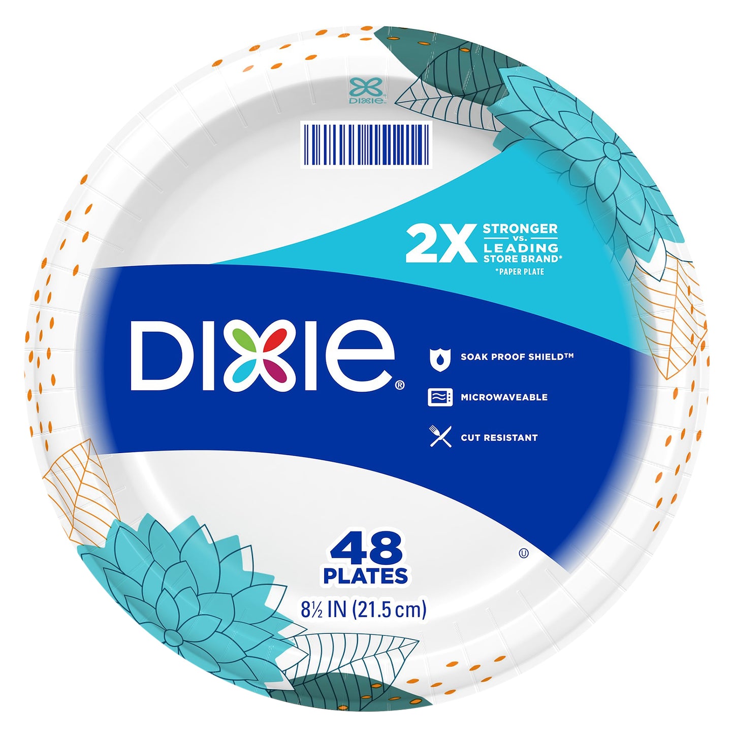Dixie 8.5 Inch Plates 48 ea