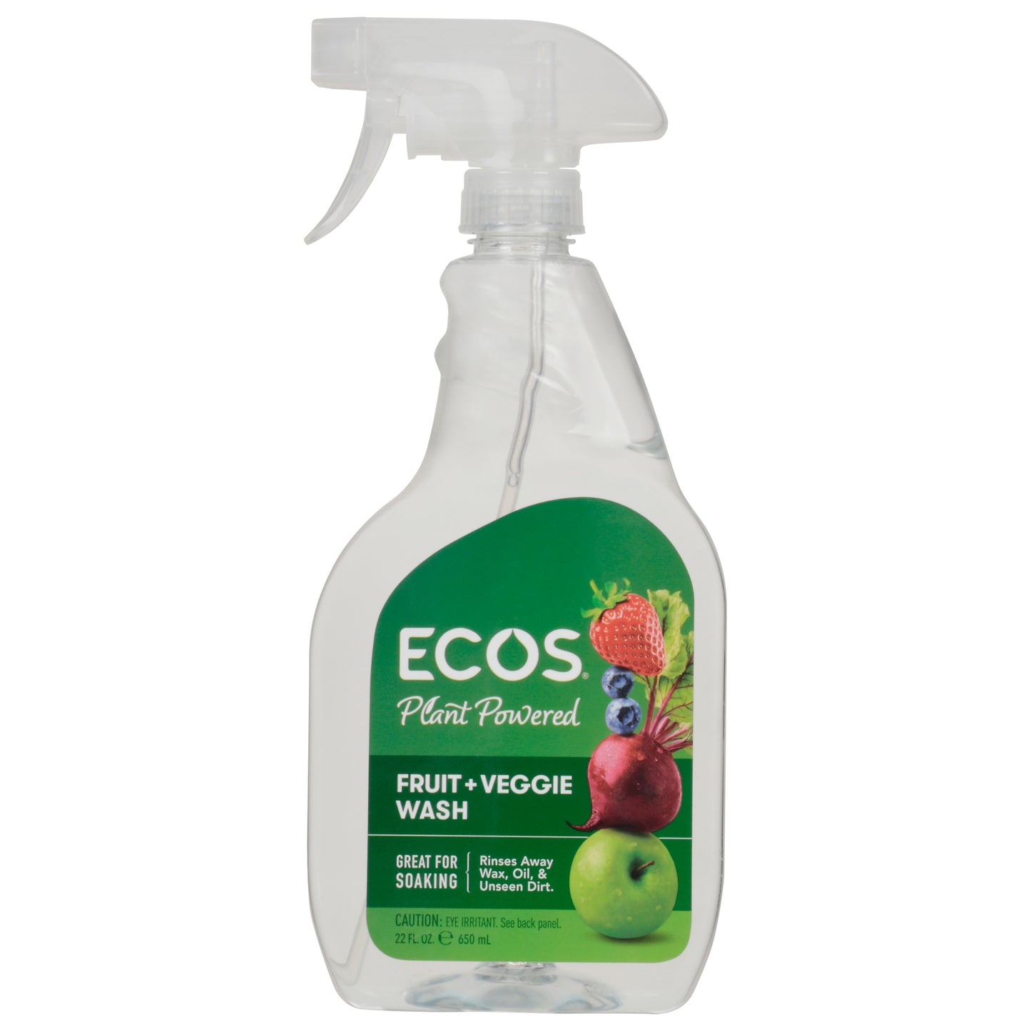 Ecos Plant Powered Fruit + Veggie Wash 22 fl oz