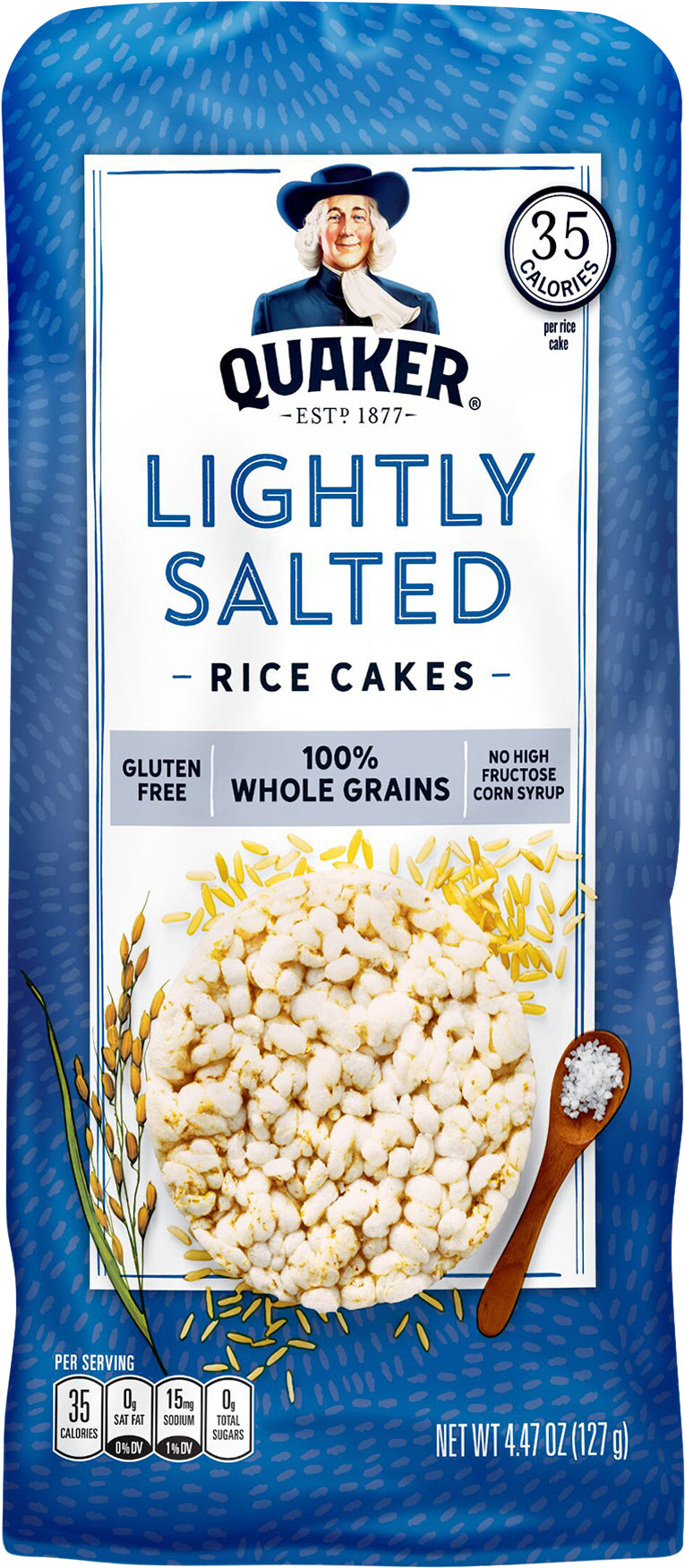Quaker Rice Cakes Lightly Salted 4.47 Oz
