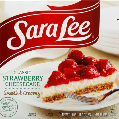 Sara Lee Classic Strawberry Cheesecake 19 oz