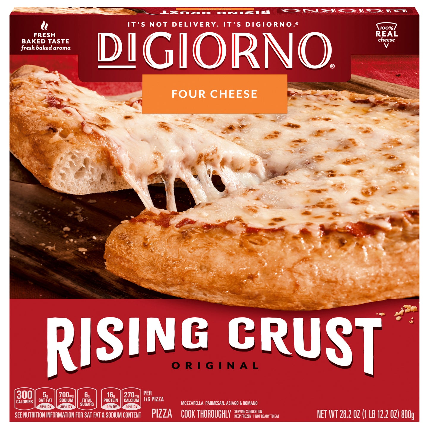 Digiorno Original Rising Crust Four Cheese Pizza 28.2 oz Box