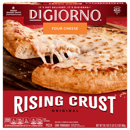 Digiorno Original Rising Crust Four Cheese Pizza 28.2 oz Box