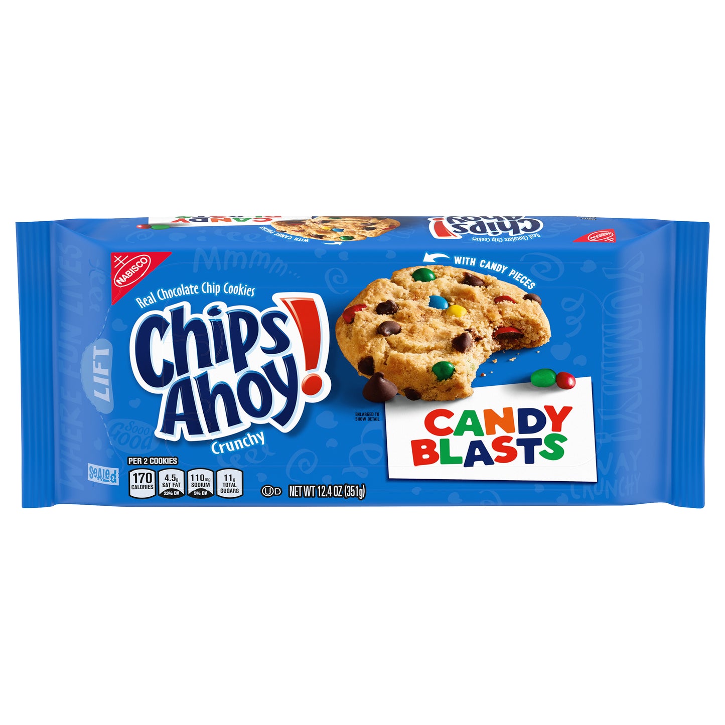 Nabisco Chips Ahoy! Candy Blasts Chocolate Chip Cookies 12.4 oz. Pack