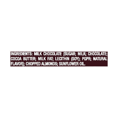 HERSHEY'S Milk Chocolate with Almonds Candy, Halloween Candy, 4.25 oz, Bar