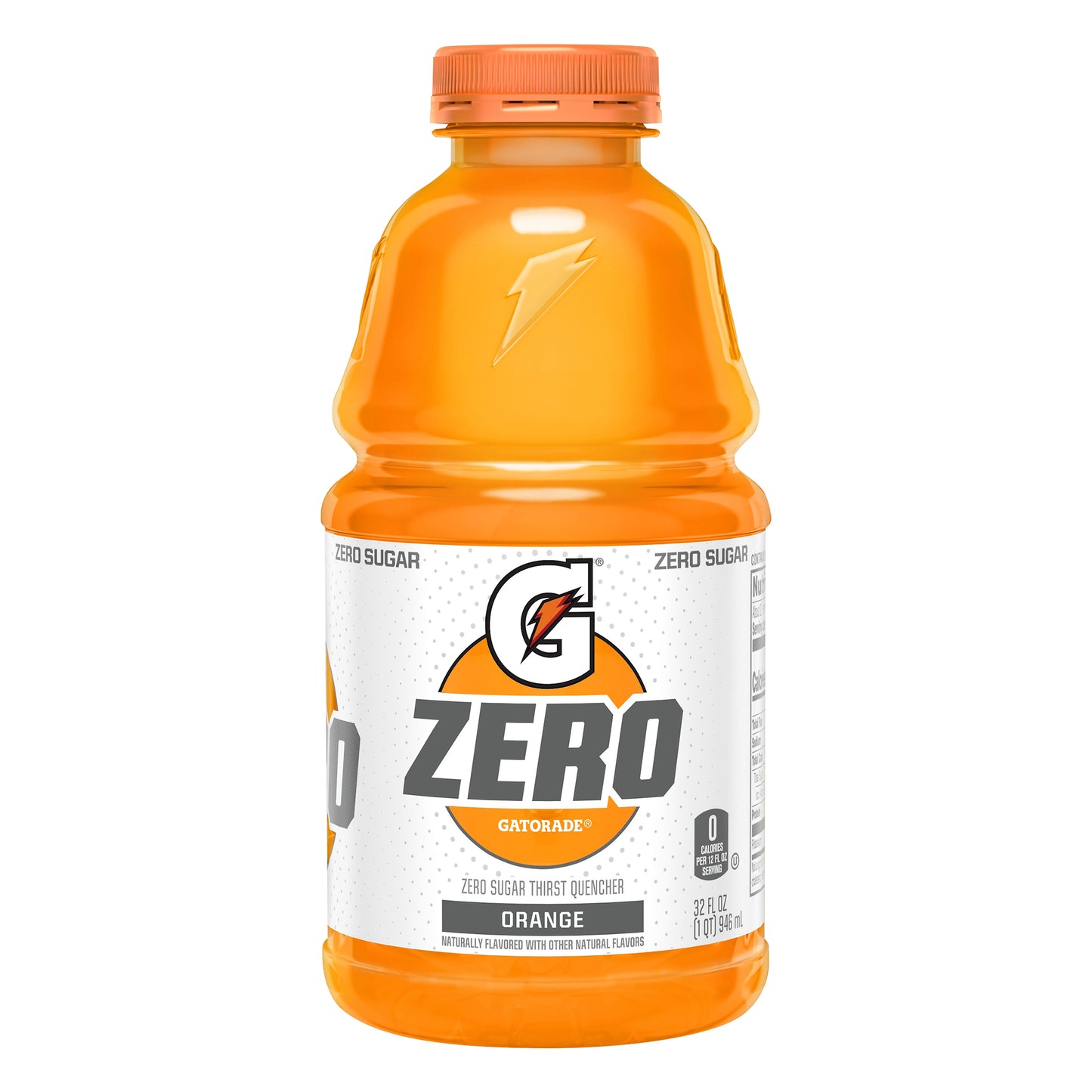 Gatorade Zero Zero Sugar Orange Thirst Quencher 32 oz