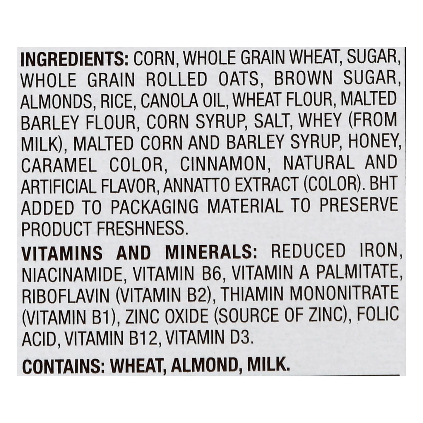 Honey Bunches Of Oats with Crispy Almonds Cereal 14.5 oz