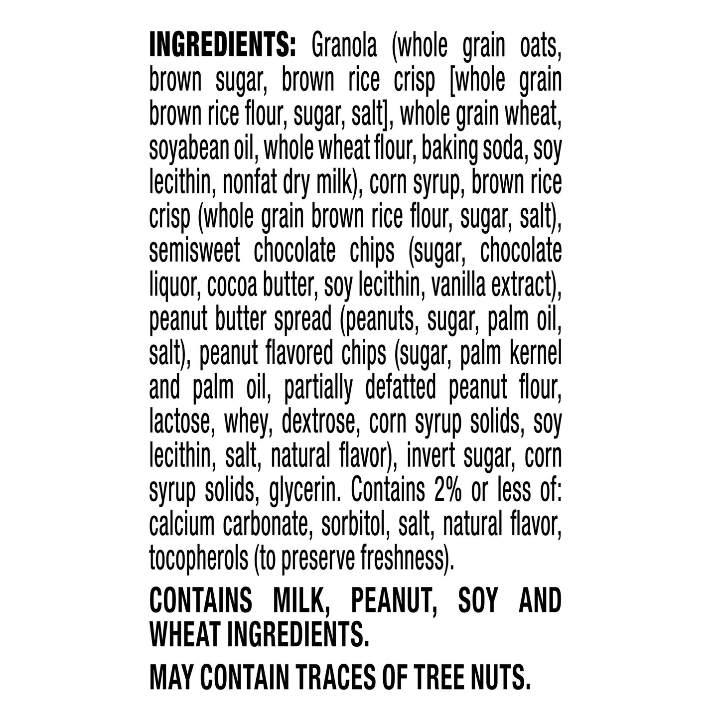 Quaker Chewy Granola Bars Peanut Butter Chocolate Chip 0.84 Oz 8 Count