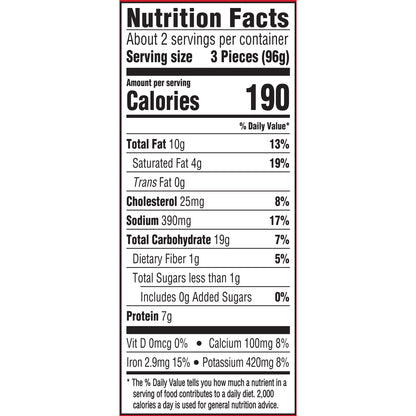 TGI Fridays® Cheddar & Bacon Potato Skins 7.6 oz. Box