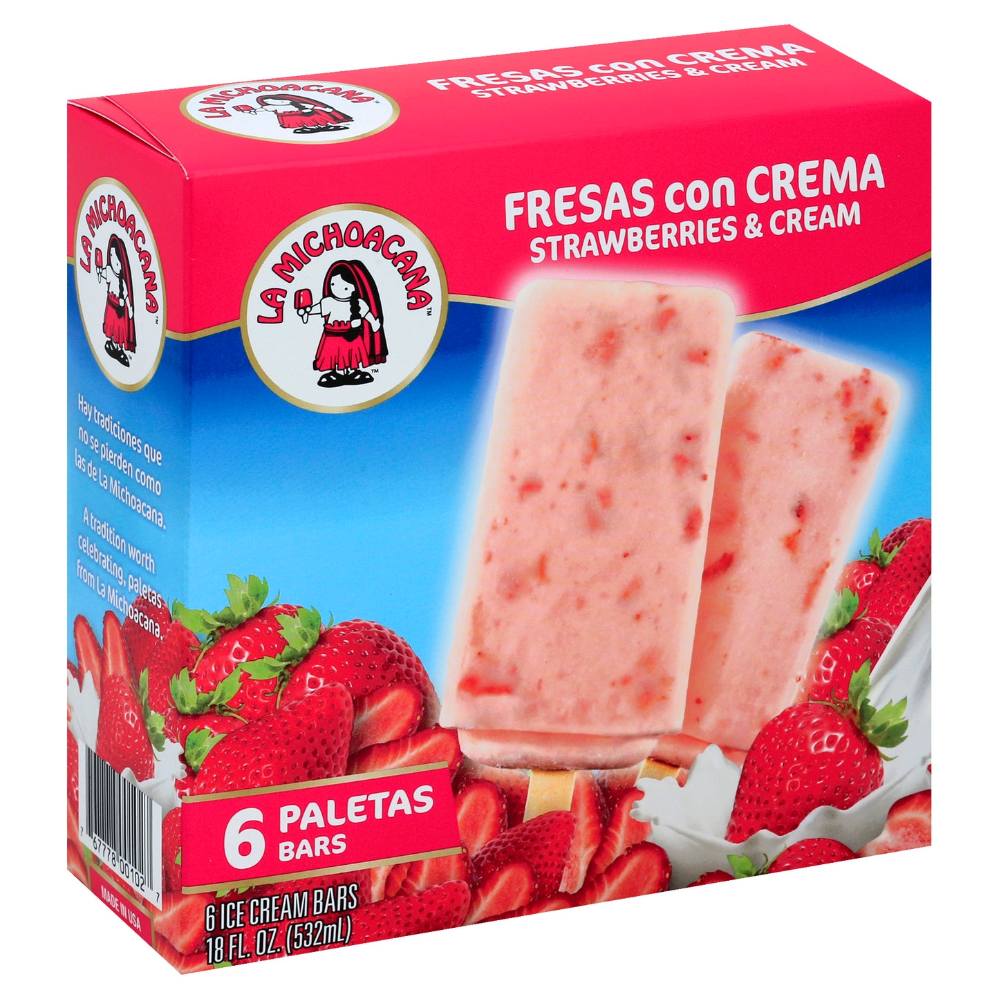 La Michoacana Ice Cream Bars 6 ea