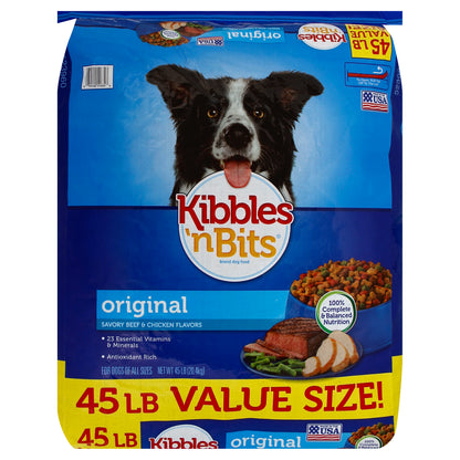 Kibbles 'n Bits Dog Food 45 lb