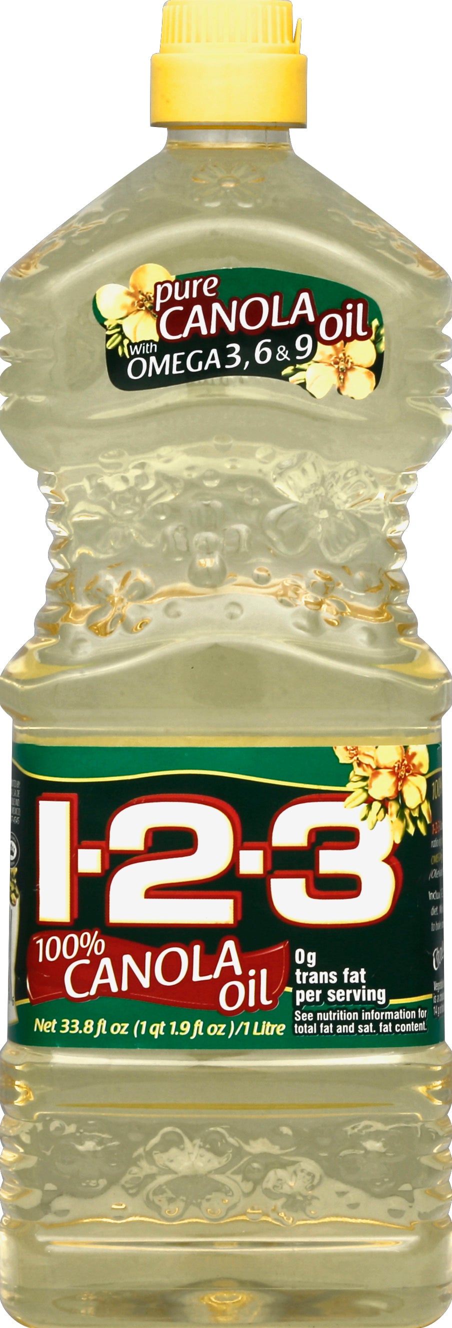 1-2-3 Canola Oil 33.8 oz