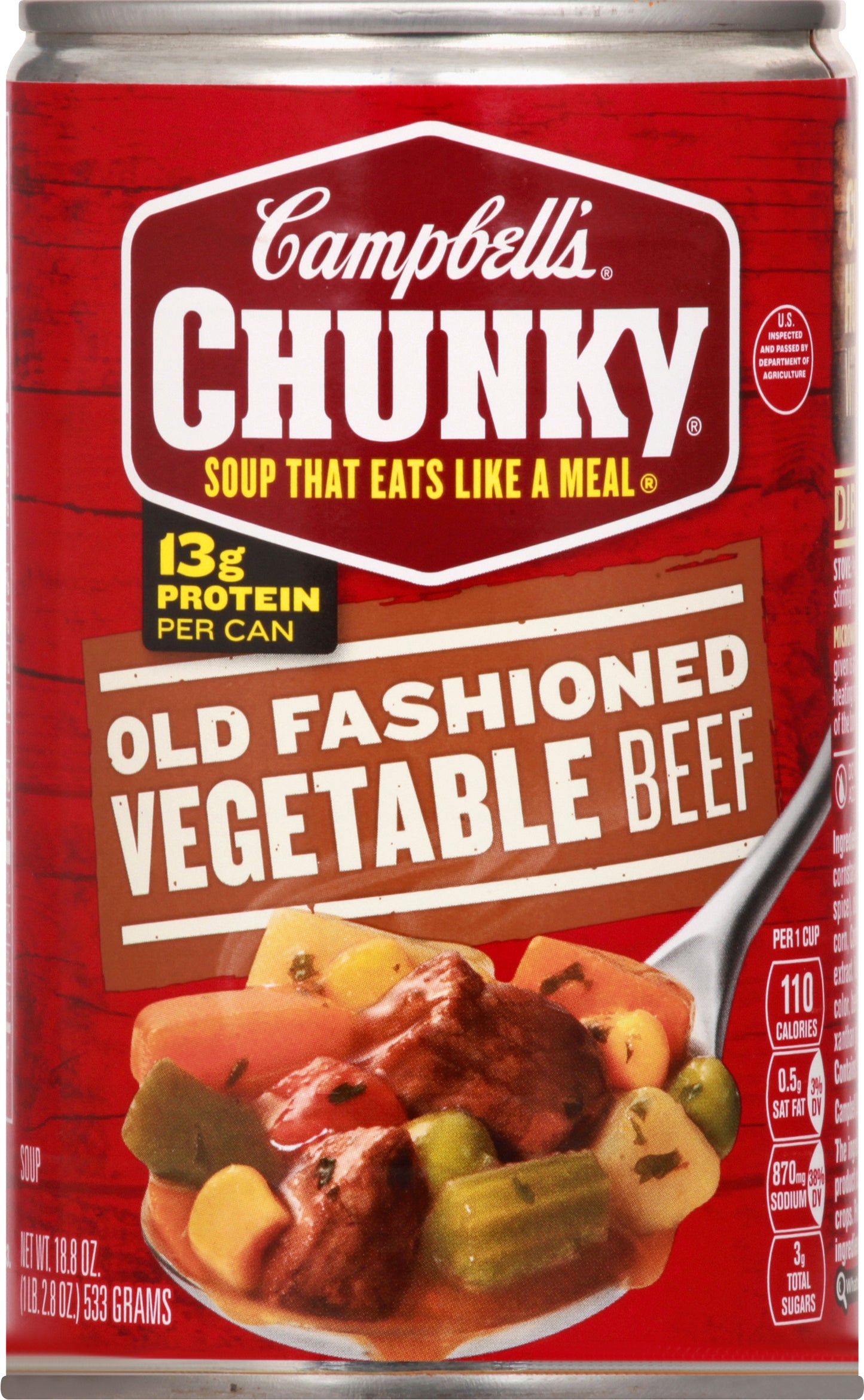 Campbell's Chunky Old Fashioned Vegetable Beef Soup 18.8 oz