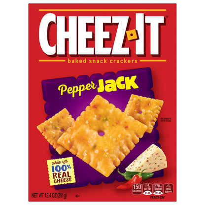 Cheez-It Pepper Jack Baked Snack Crackers 12.4 oz