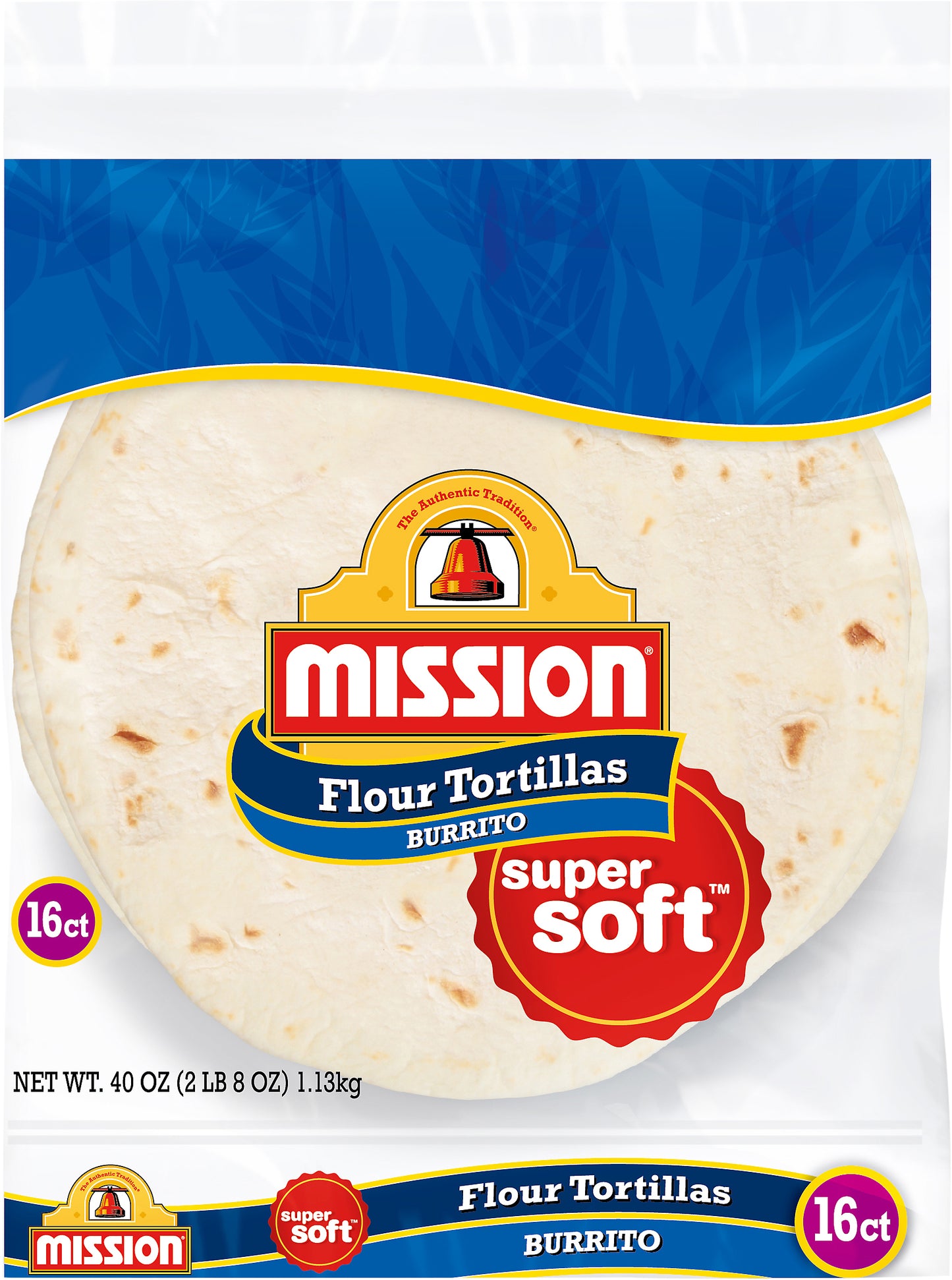 Mission Burrito Flour Tortillas, 16 Count