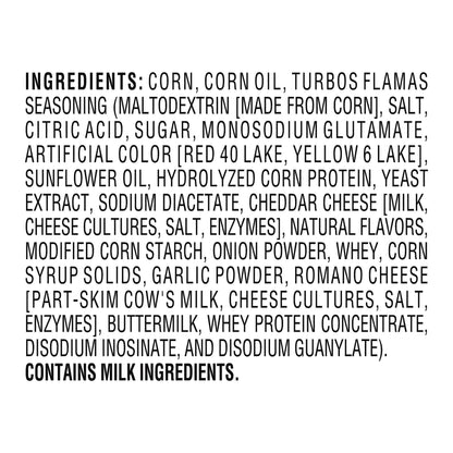 Sabritas Flavored Corn Snacks Turbos Flamas 1 Oz