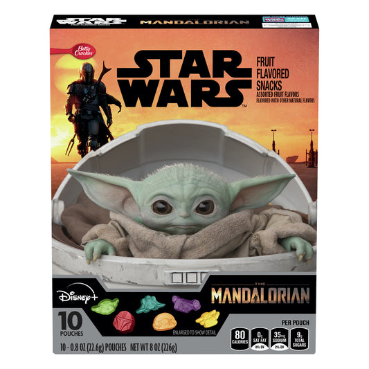 Betty Crocker The Mandalorian Assorted Fruit Flavored Snacks 10 ea