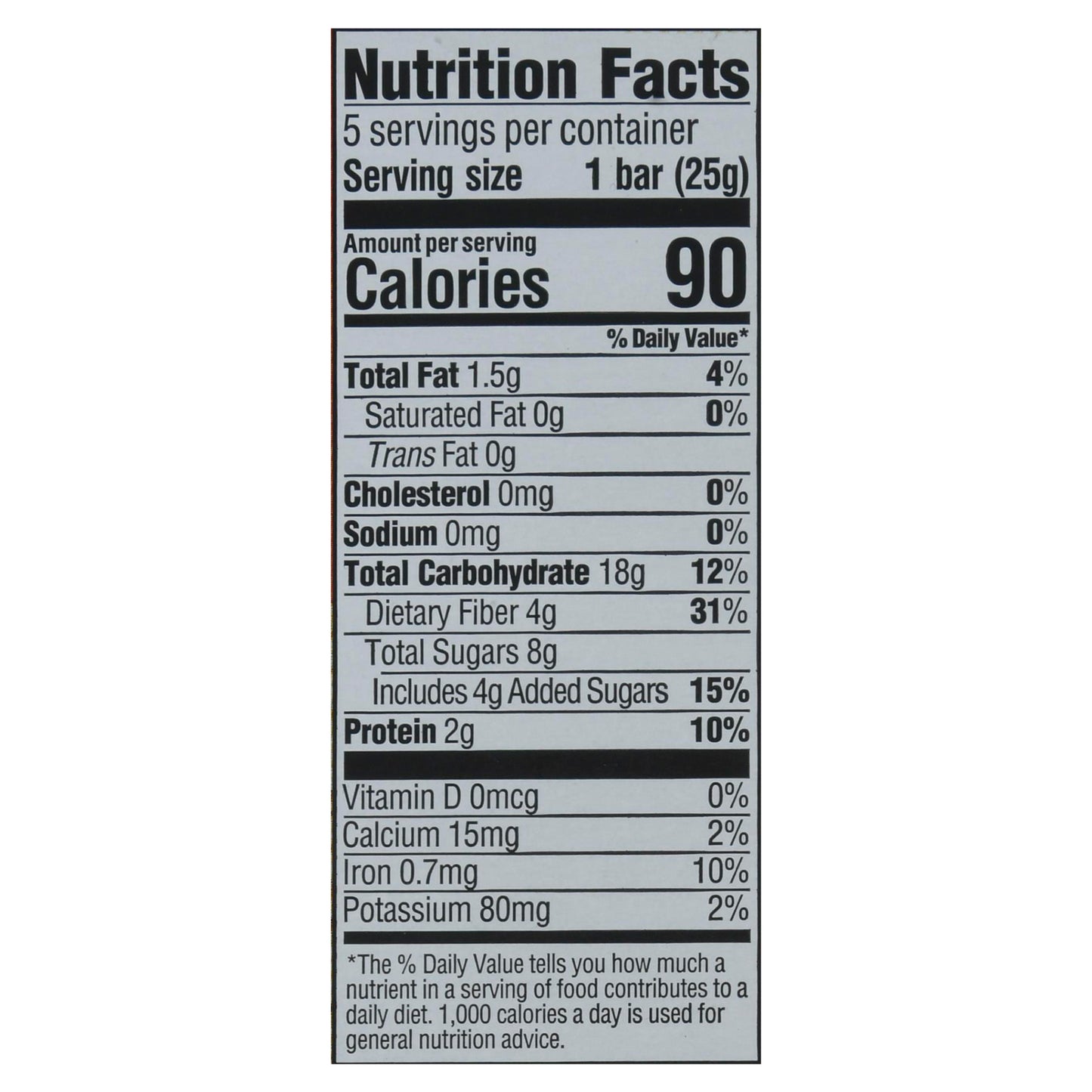 HappyTot Organics Fiber & Protein Tots & Tykes Bananas & Carrots Oat Bar 5 - 0.88 oz Bars