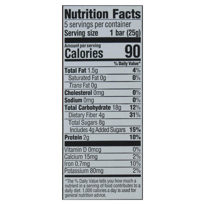 HappyTot Organics Fiber & Protein Tots & Tykes Bananas & Carrots Oat Bar 5 - 0.88 oz Bars