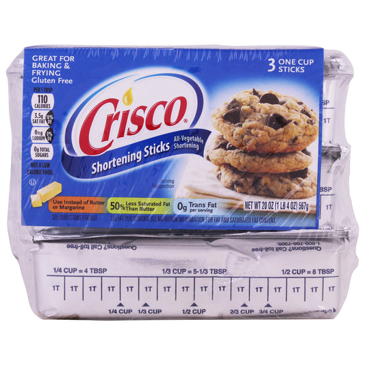 Crisco® All-Vegetable Shortening Sticks 20 oz. Pack