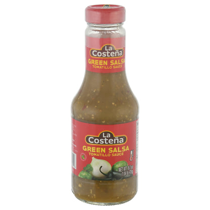 La Costena Green Salsa Tomatillo Sauce 16.7 oz