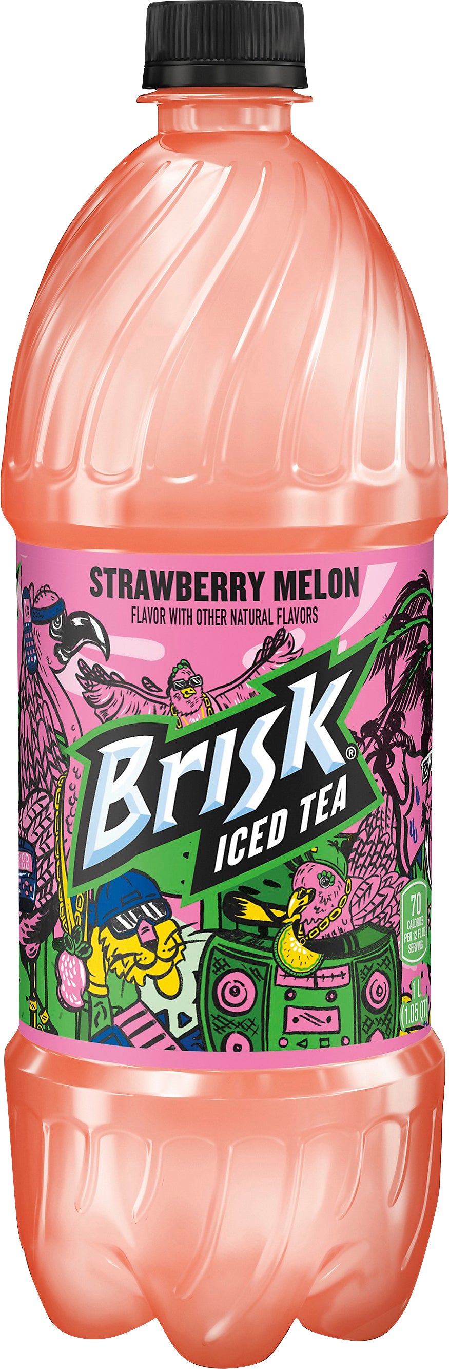 Brisk Strawberry Melon Iced Tea 1 lt