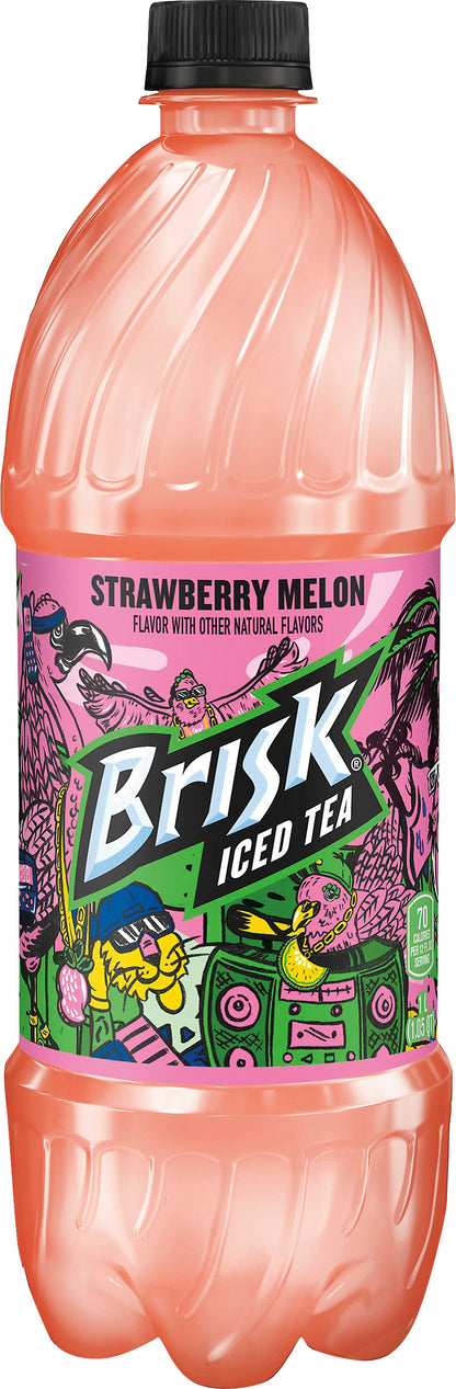 Brisk Strawberry Melon Iced Tea 1 lt