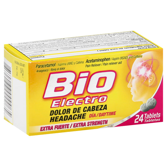Bio Electro Extra Strength Tablets Pain Reliever 24 ea