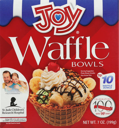 Joy Waffle Bowls 10 ea