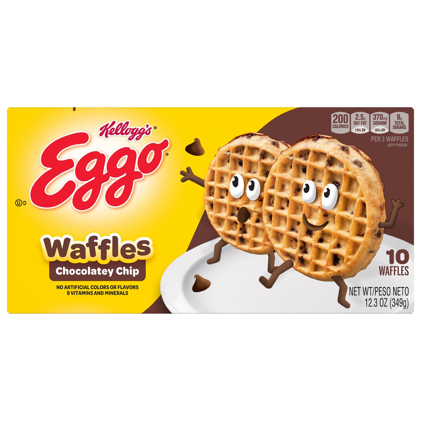 Eggo Chocolatey Chip Waffles 10 ea