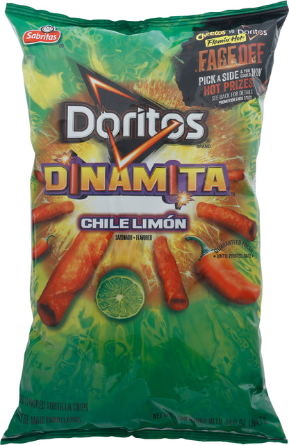 Doritos Dinamita Chile Limon Tortilla Chips 10.75 oz