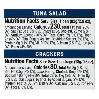 Bumble Bee Tuna Salad Kit with Crackers 3.5 oz