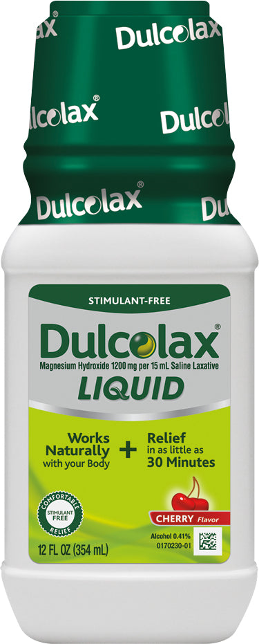 Dulcolax Liquid Cherry Flavor Laxative 12 oz