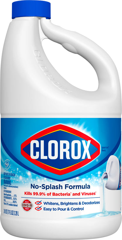 Clorox Splash-Less Bleach 2.41 qt