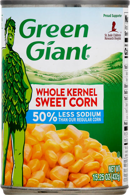 Green Giant Less Sodium Whole Kernel Sweet Corn 15.25 oz