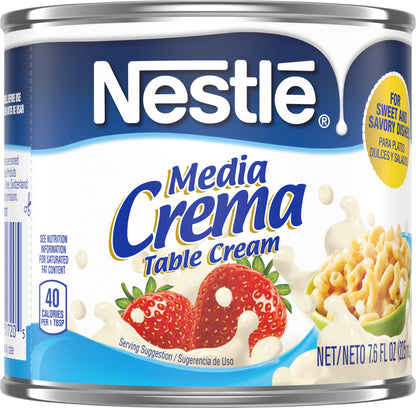 Nestle MediaCrema_Reg_BE_Update 7.6 FL OZ (225 mL) English-Spanish