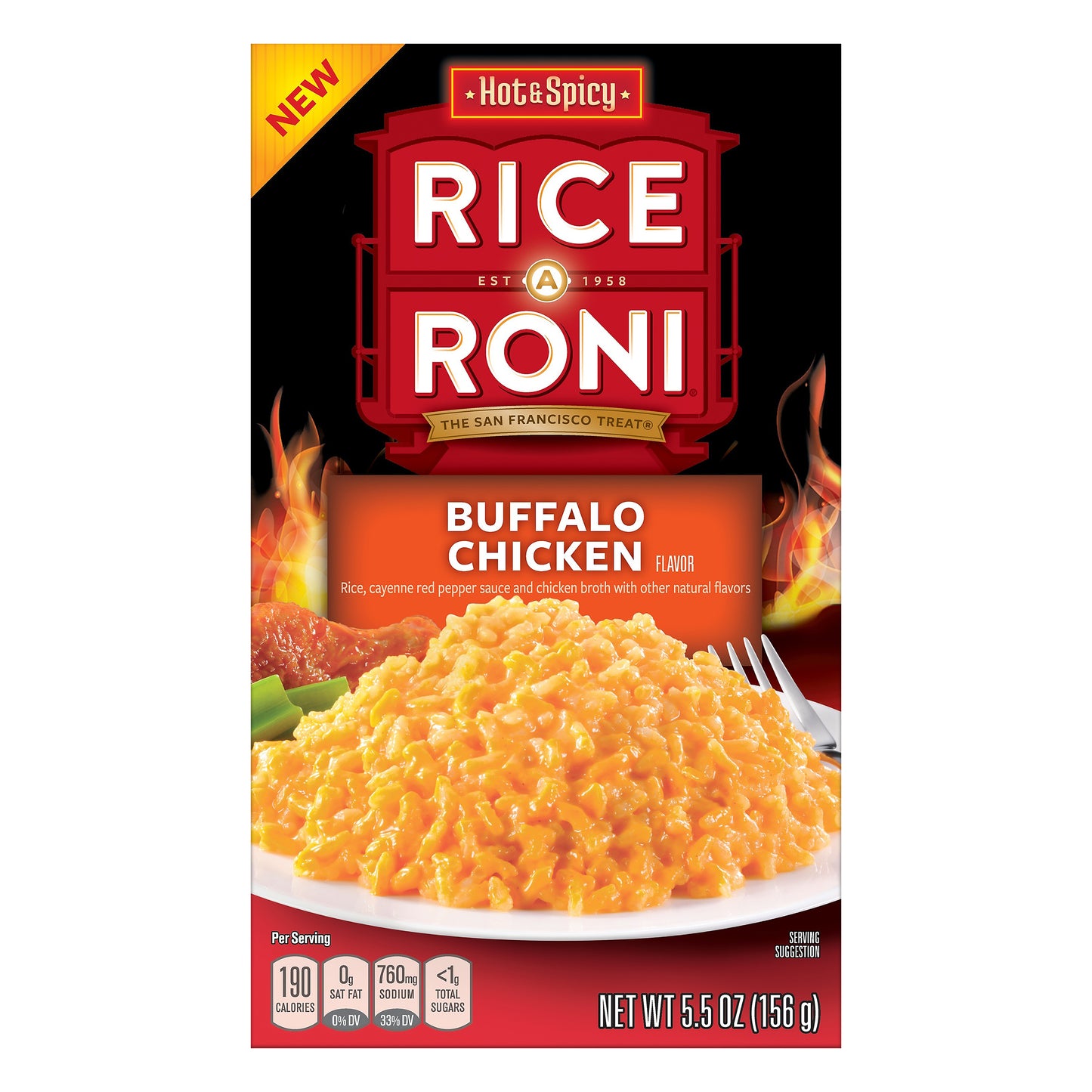 Rice-A-Roni Hot & Spicy Buffalo Chicken Flavor Rice 5.5 oz