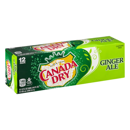 Canada Dry 12 Pack Ginger Ale 12 ea