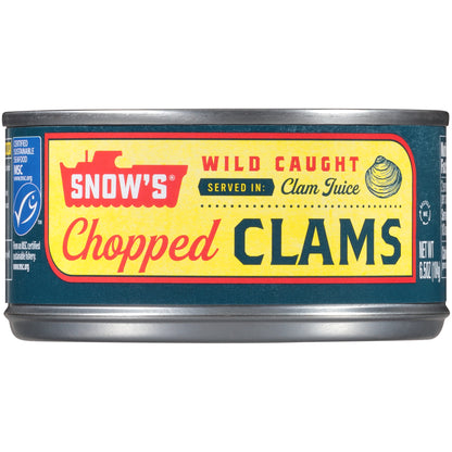 Snow's® Chopped Clams 6.5 oz. Can