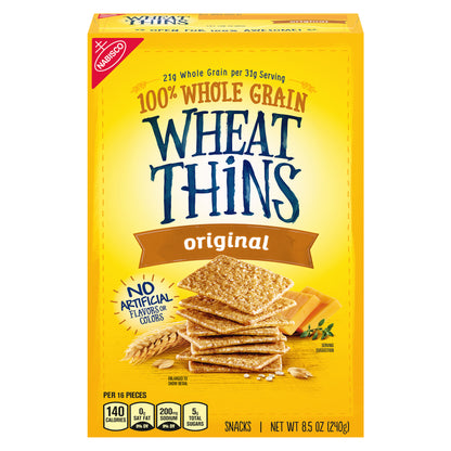 WHEAT THINS 8.5Z WHEAT THINS ORIGINAL 6CT 4167 - 044000069230 Wheat Thins BE Project 8.5 Oz English