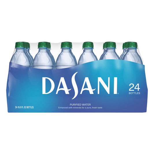 DASANI Purified Water Bottles 16.9 fl oz 24 Pack