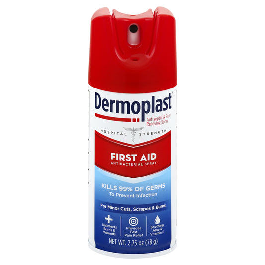 Dermoplast Hospital Strength First Aid Antibacterial Spray 2.75 oz