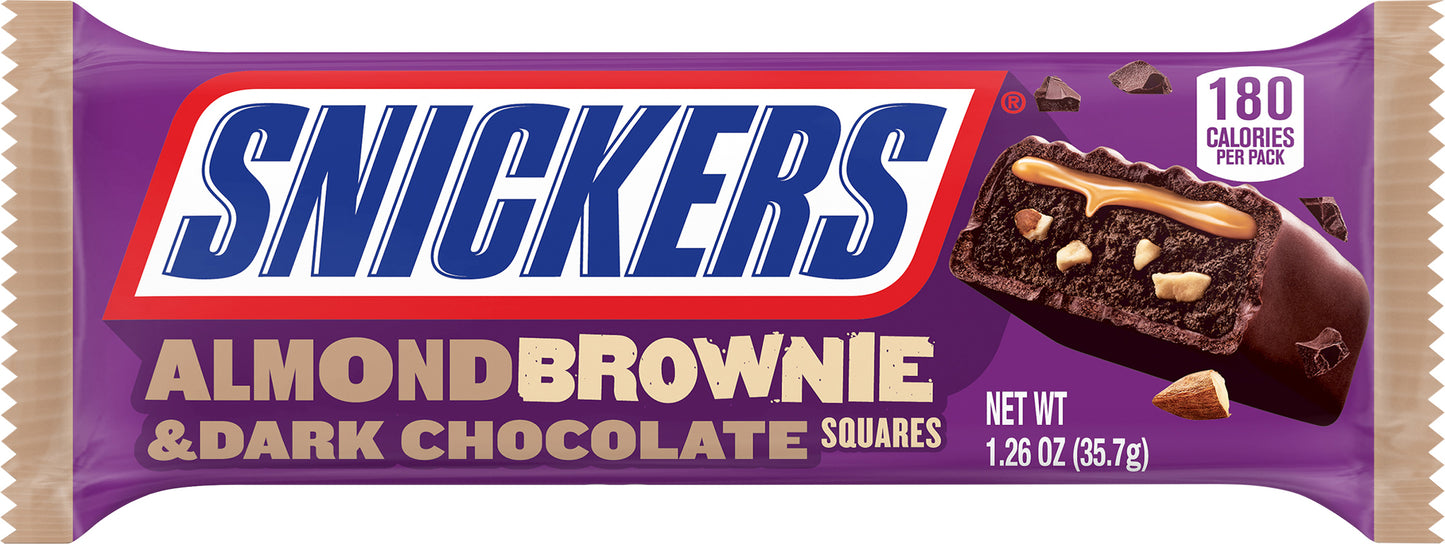 Snickers Almond & Dark Chocolate Brownie Squares 1.26 oz