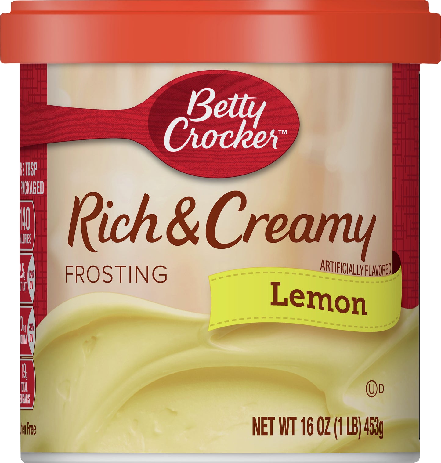 Betty Crocker Rich & Creamy Lemon Frosting 16 oz