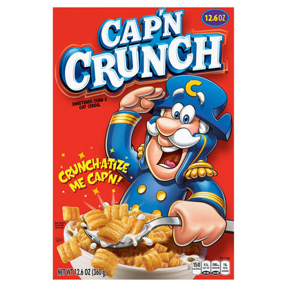 Cap'n Crunch Sweetened Corn & Oat Cereal 12.6 Oz