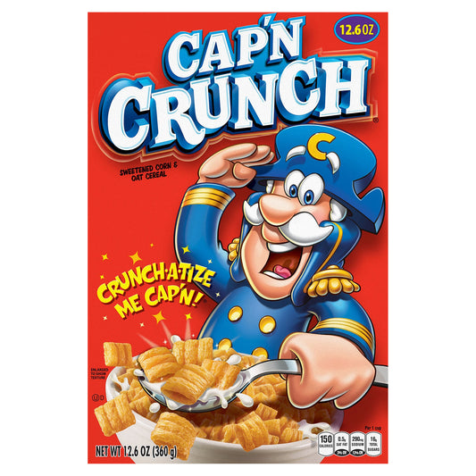 Cap'n Crunch Sweetened Corn & Oat Cereal 12.6 Oz